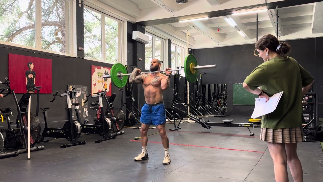 Ivane Ergemlidze Crossfit semifinal 25.2 upper 2 point extremity