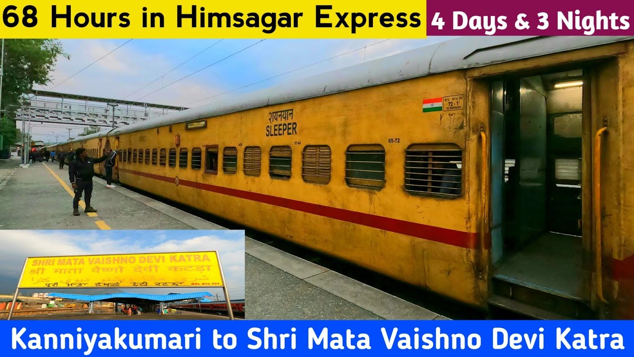 Finally Reached Kashmir | Himsagar Express | Kanniyakumari to Shri Mata Vaishno Devi Katra | Part- 4