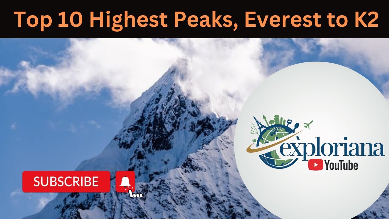 Top 10 Highest Mountain Peaks in the World 🌍 | Explore Earth&rsquo;s Greatest Heights!