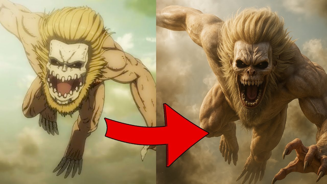 Attack on Titan Anime All Shifters in Our World (Live Animation)