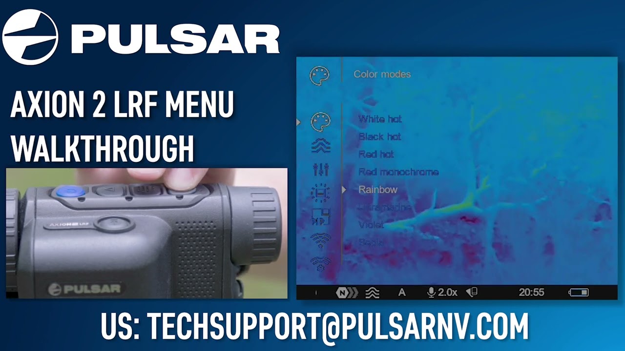 How to Operate Pulsar Axion 2 LRF Thermal Monocular Menu