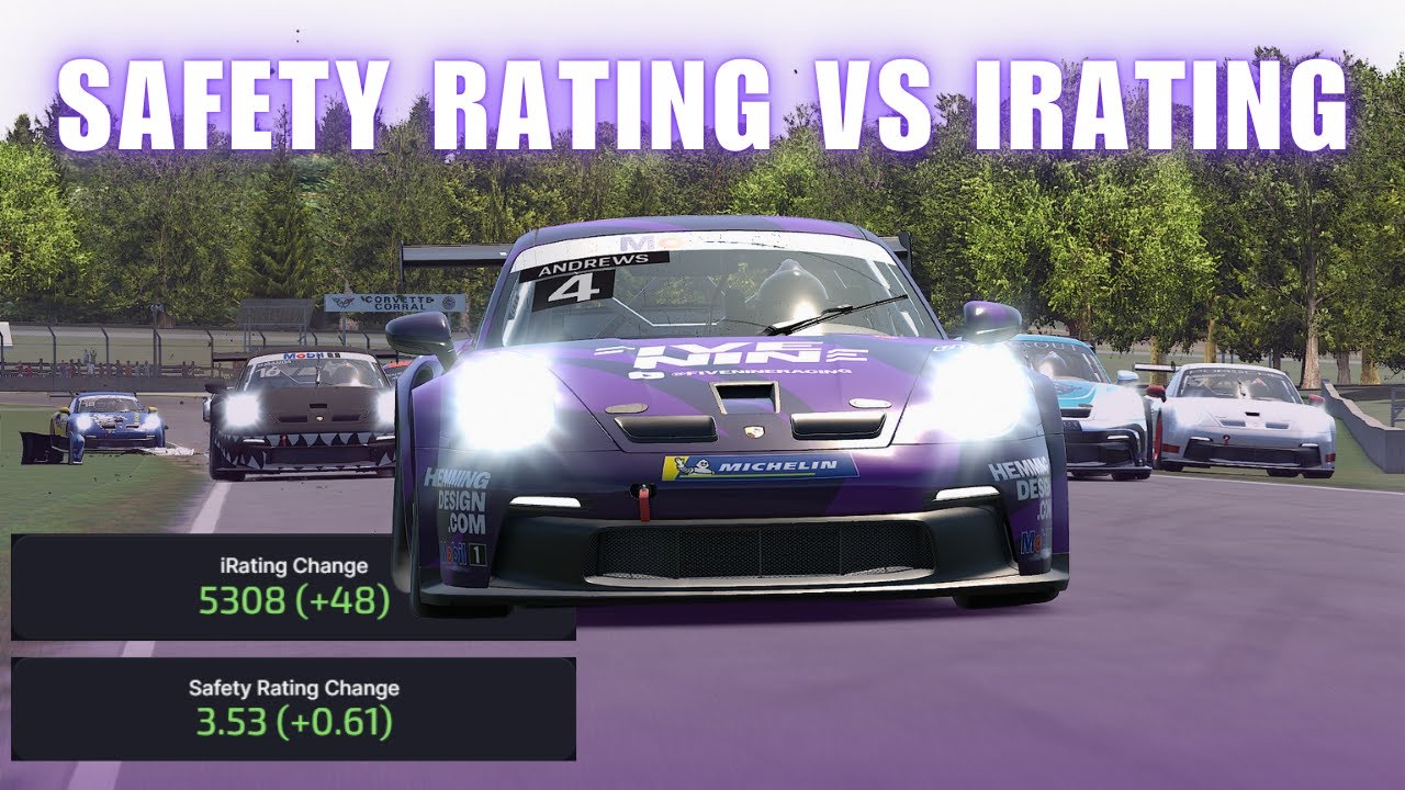 Рейтинг безопасности против iRating в iRacing &mdash; что они на самом деле означают
