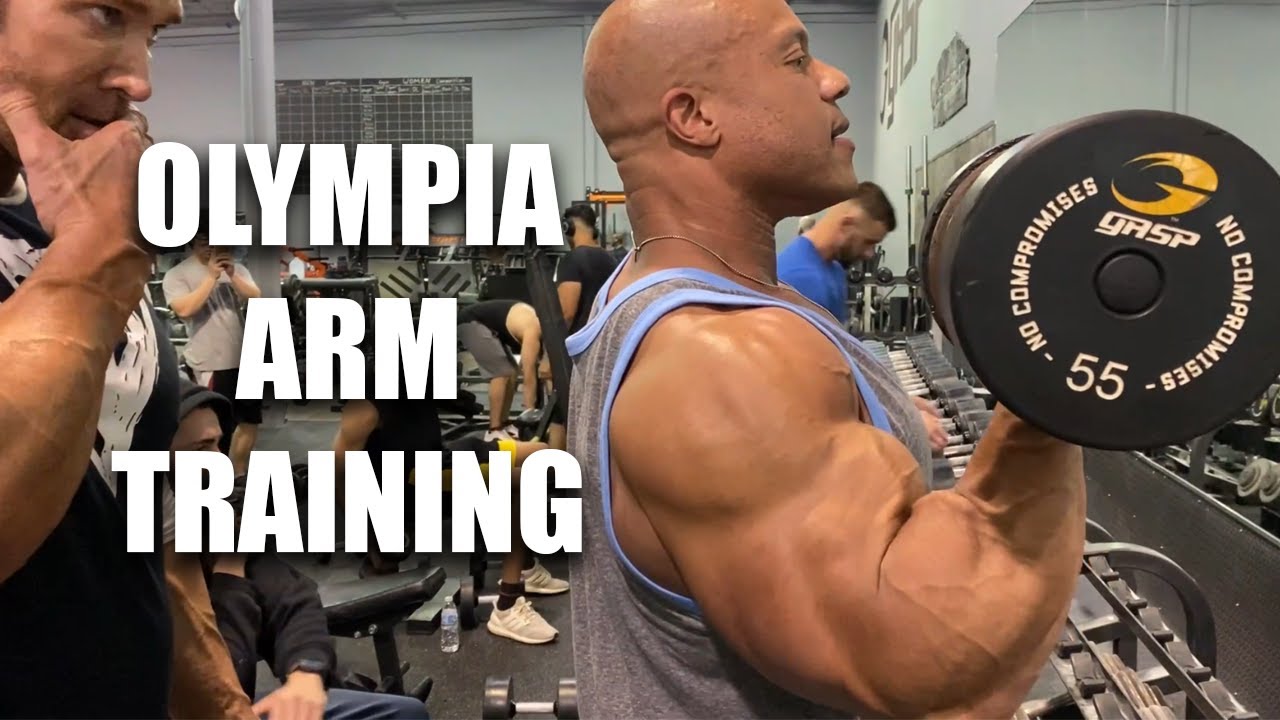 Phil Heath Bicep Training With Mike O'Hearn | Be an athlete first!
