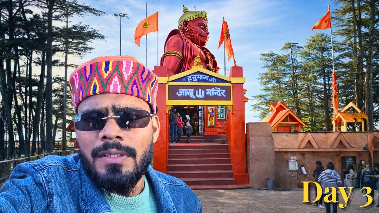 Traveller Breakdown 😱😨 | Jakhu Temple Ropeway Experience | Shimla Vlog | DJ Night | Day-3