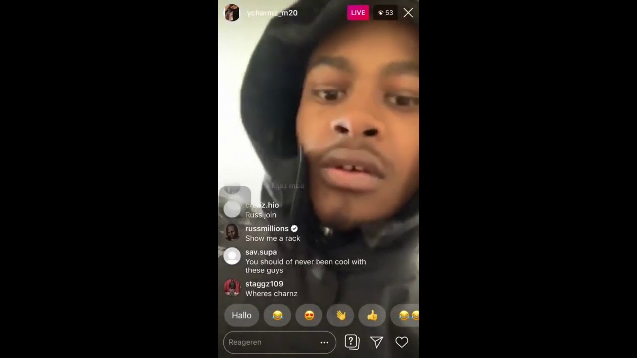 #OFB vs RUSS BEEF on M20's instagram live