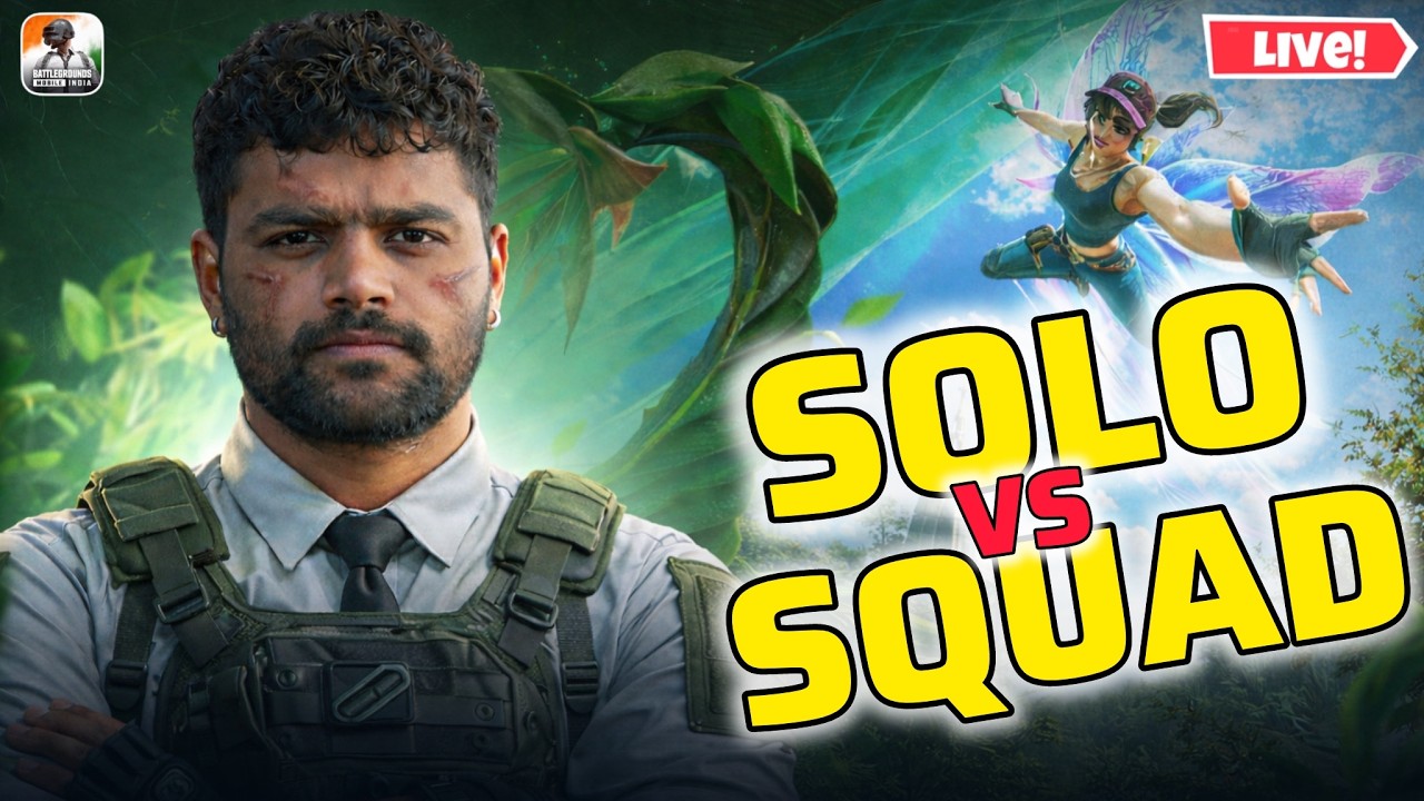 🔥 BGMI SOLO VS SQUAD Live Stream 🔥 YOGI OP LIVE #bgmi #bgmilive