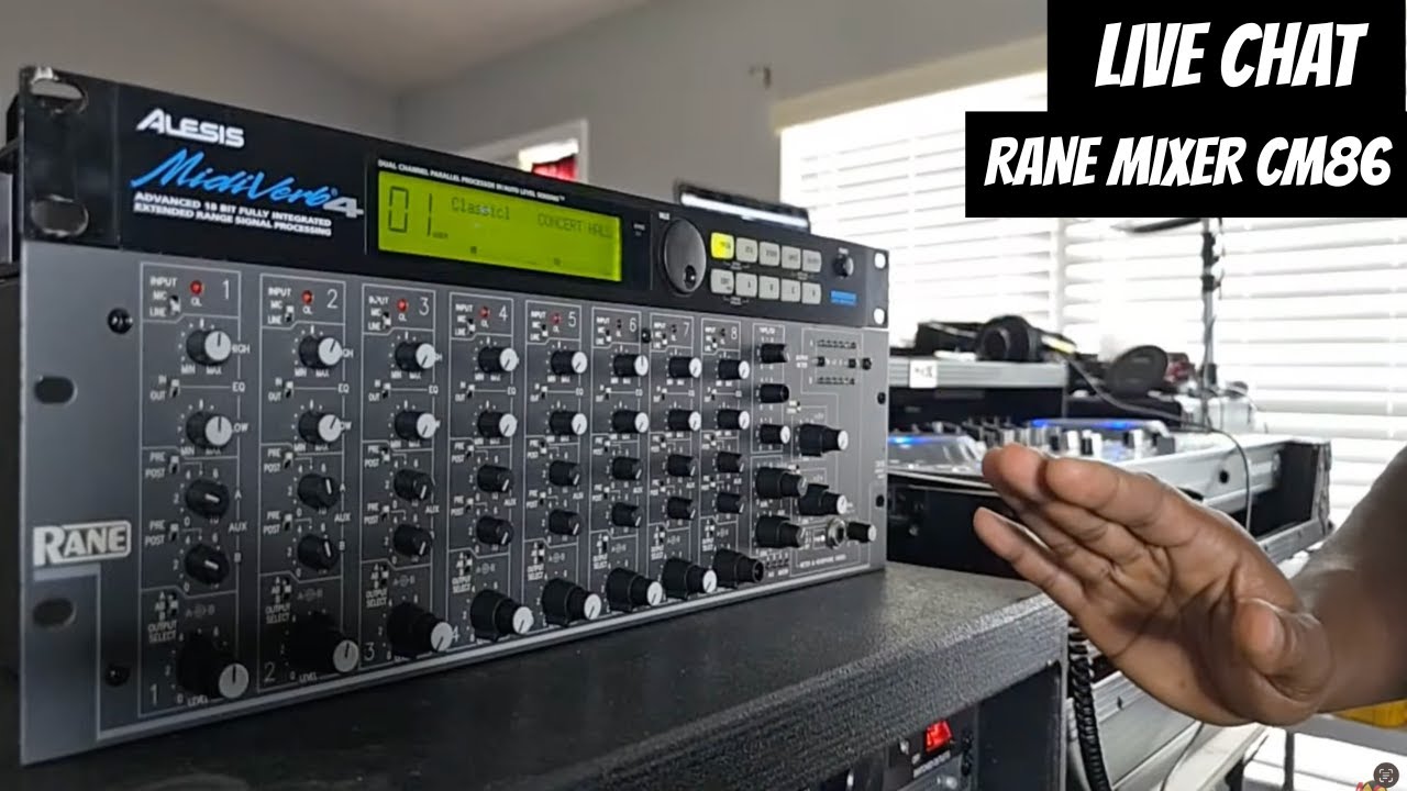 RANE MIXER CM86 FOR SOUND SYSTEM SET UP