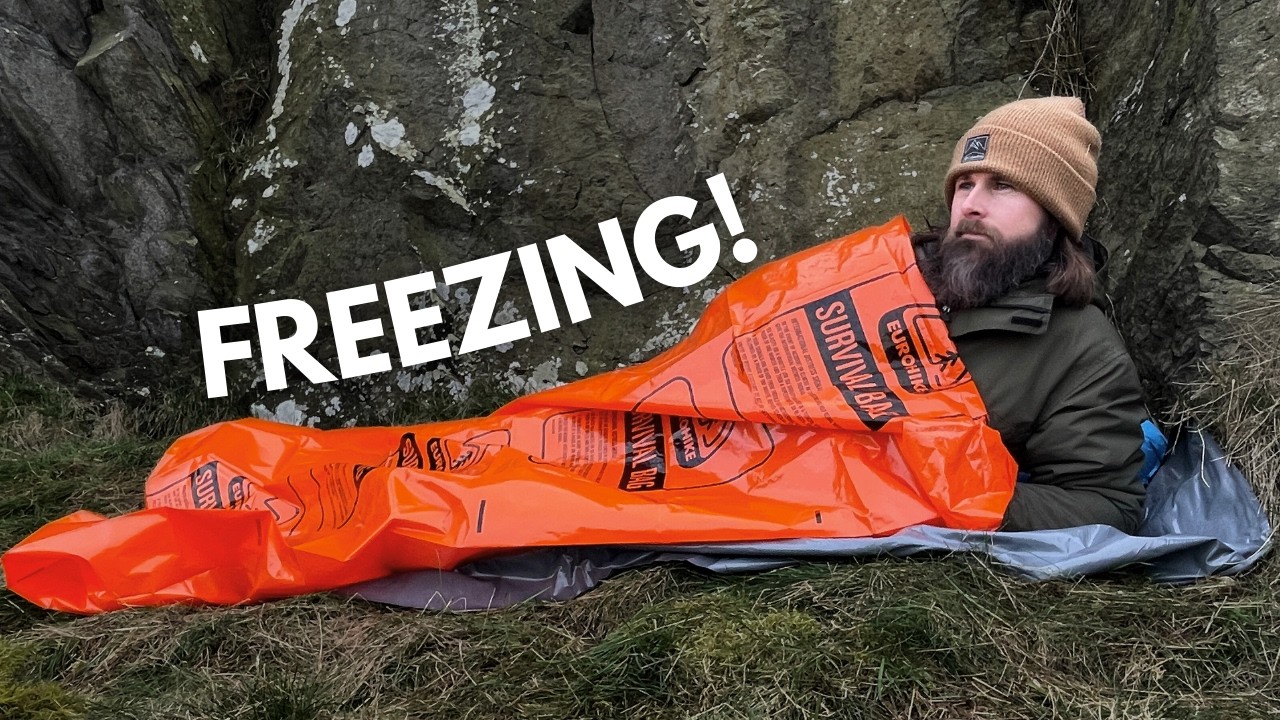 No Tent, No Sleeping Bag | Surviving a Freezing Night