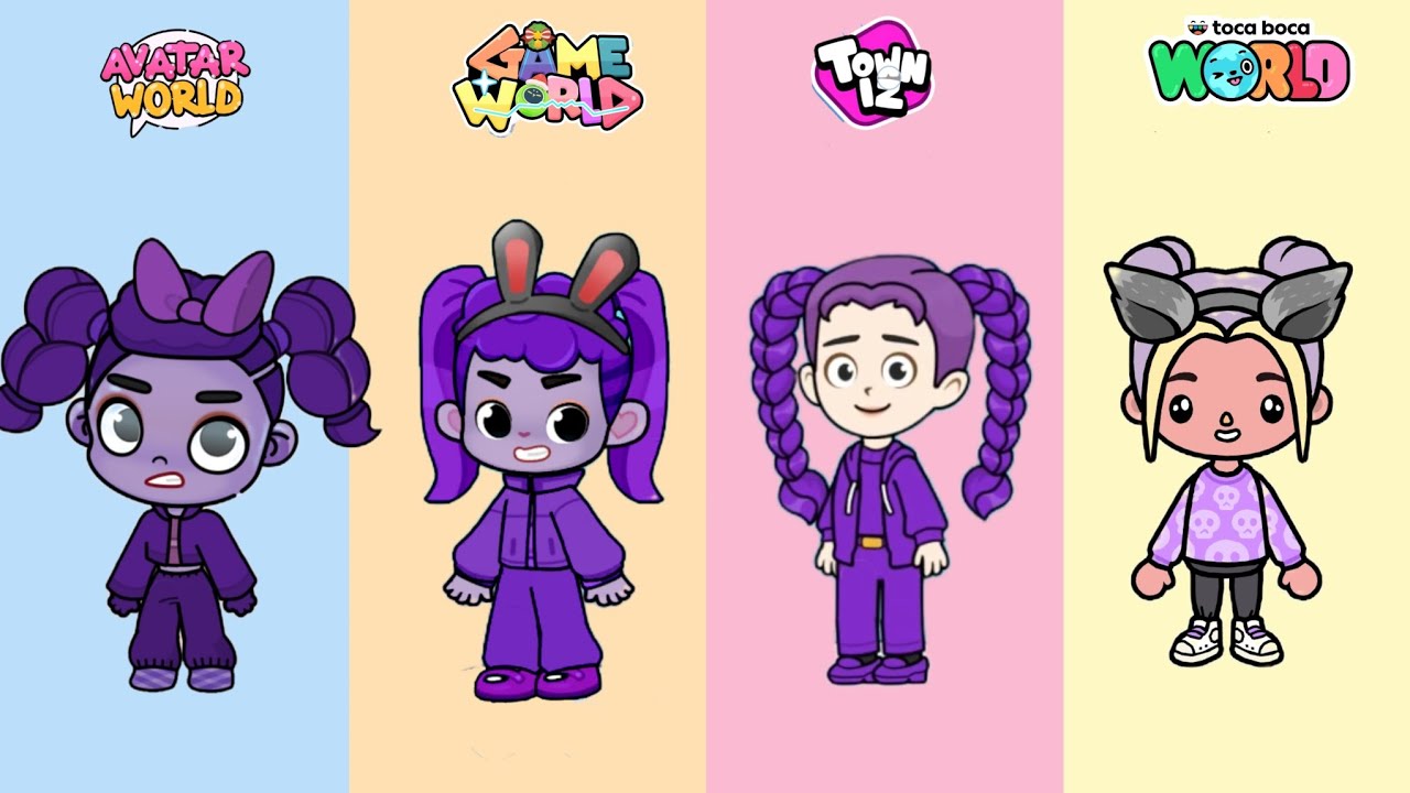 😇Durple Sprunki Inspired Look In 4 Gameplay#pazu #avatarworld #gameworld #tocaboca