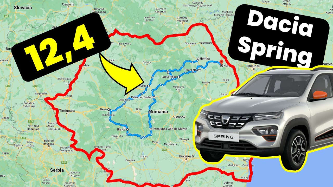 1.500 km cu Dacia Spring în concediu - Autonomie, încărcare și cost