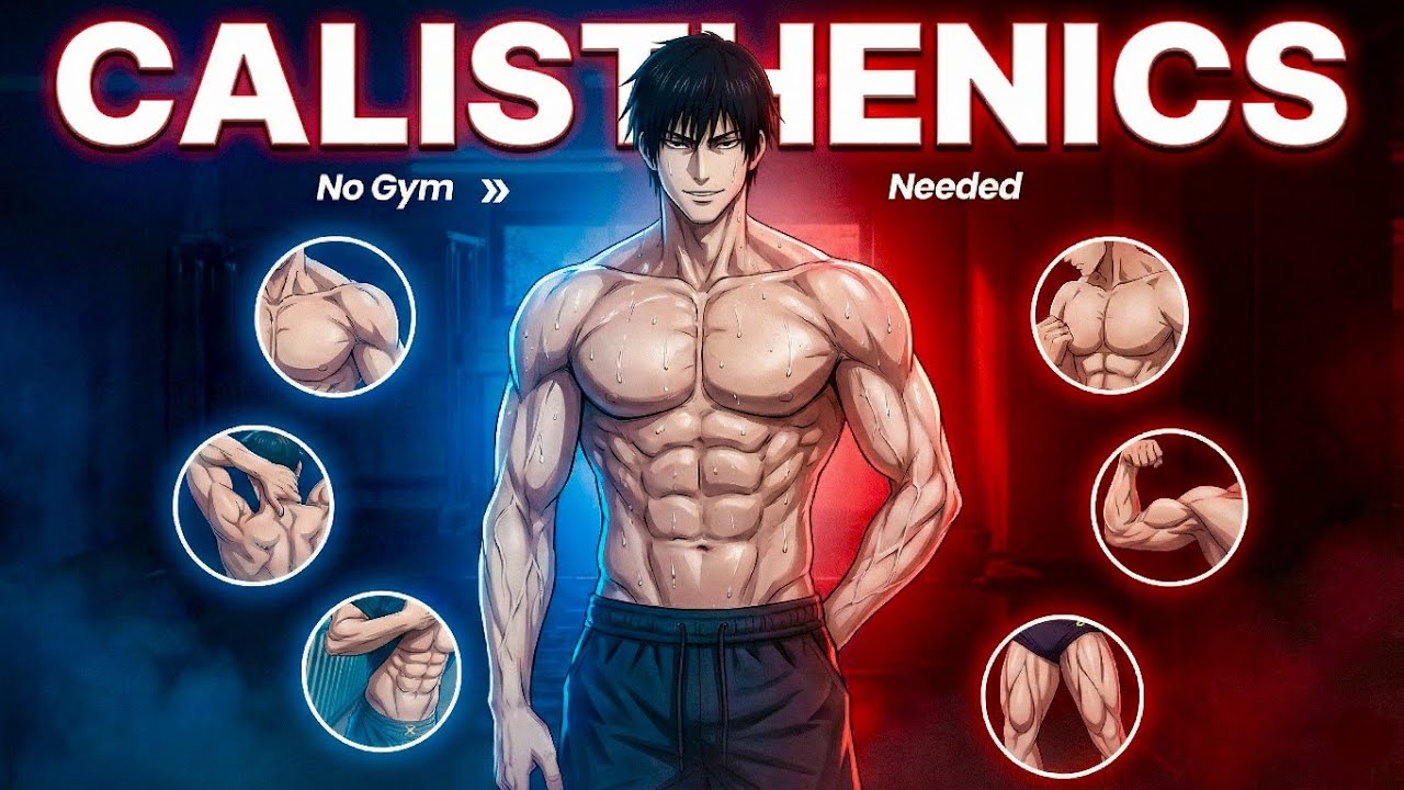 Calisthenics At Home: Beginner To Pro Body (No Gym Needed)