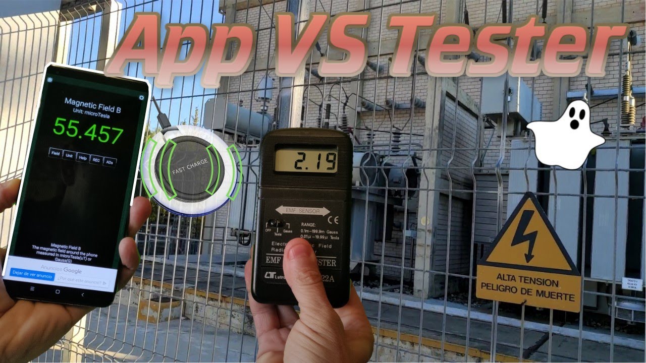 Apps para medir EMF VS Medidor EMF | Detectar Radiaciones Electromagn&eacute;ticas con Apps Android
