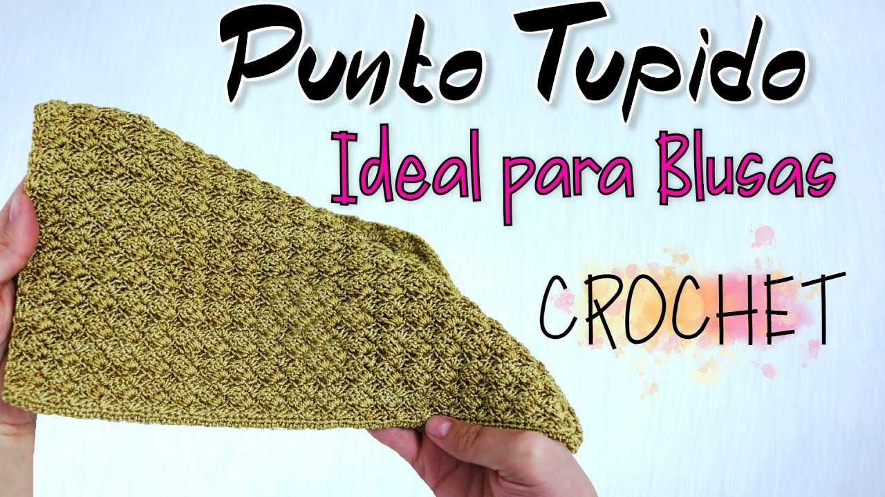 PUNTO CROCHET TUPIDO IDEAL PARA BLUSAS | NIRVANA CROCHET