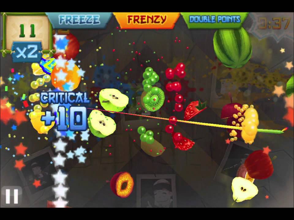 Over 2000!! Fruit Ninja Arcade Mode