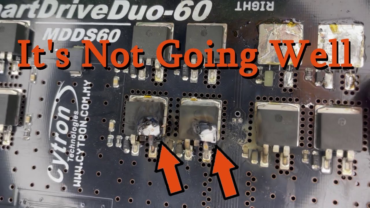 Digging Deeper On The Damaged Motor Driver Circuit Board