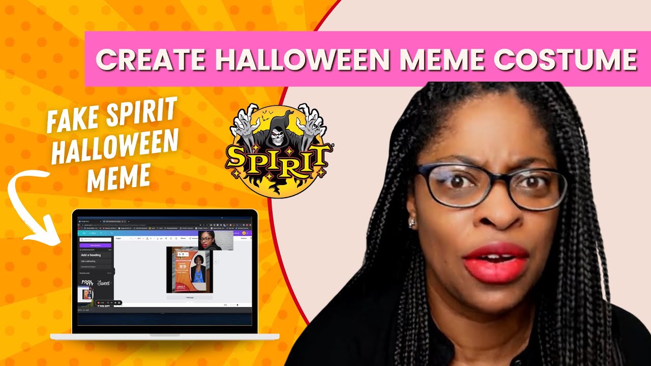 How to Create the Halloween Meme Costume (Fake Spirit Halloween Meme) Desktop