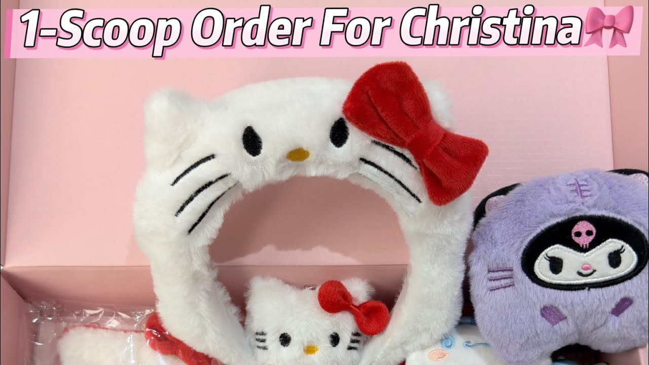 Let’s pack a 1-scoop order for Christina💗