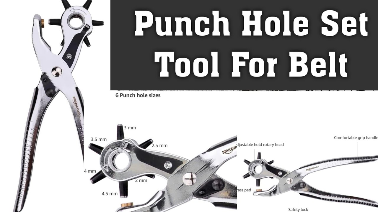 Unboxing of Punch Hole Set Tool For Belts #amazonbasic 