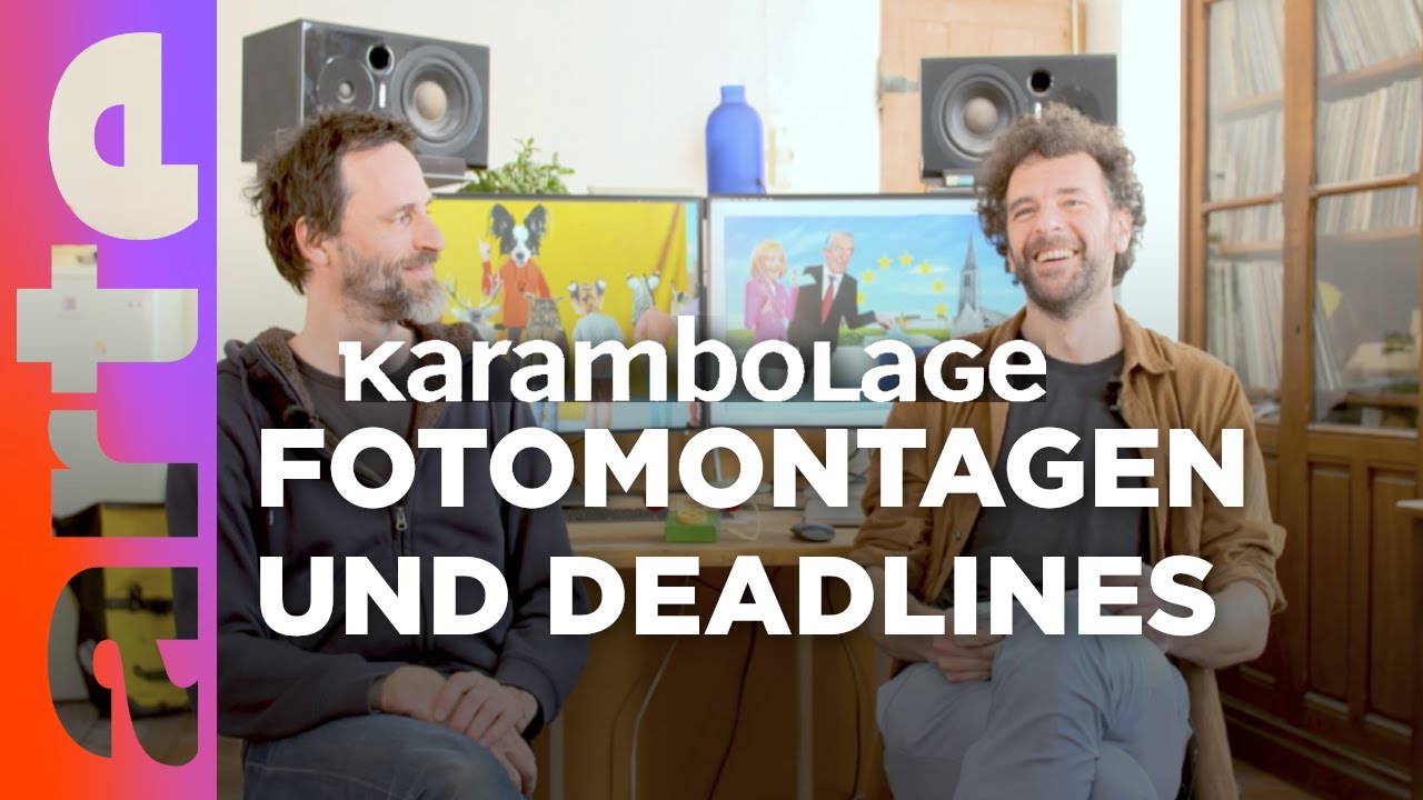 Hinter den Kulissen von Karambolage mit Frédéric und Sylvain | Karambolage | ARTE