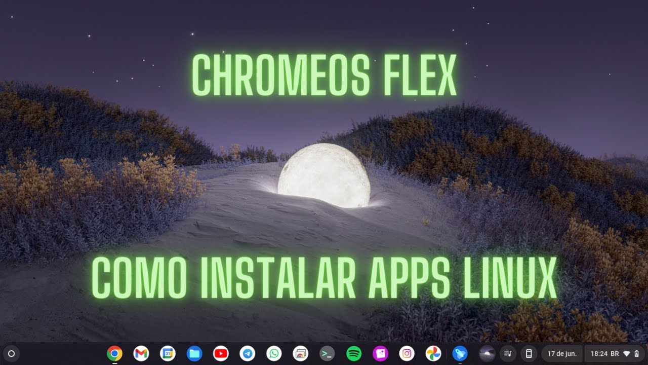 Ativando e instalando Apps Linux no ChromeOS Flex