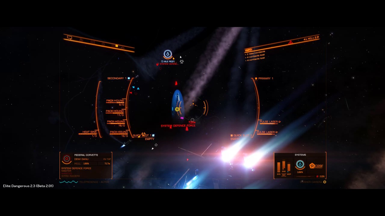 Elite Dangerous MultiCrew Gunner