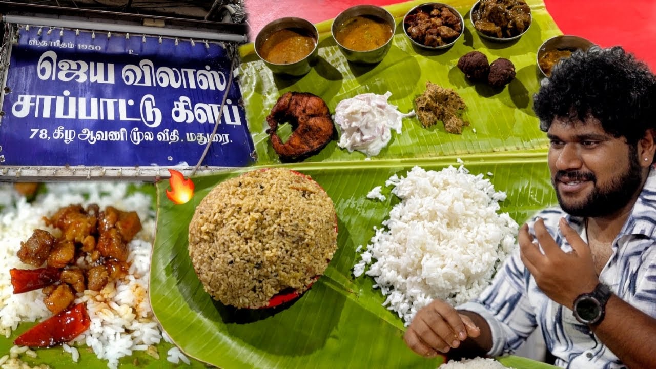 75 Years Old Madurai சாப்பாட்டு கிளப் 🔥🔥 | Jaya Vilas Hotel | Foodie Prabu