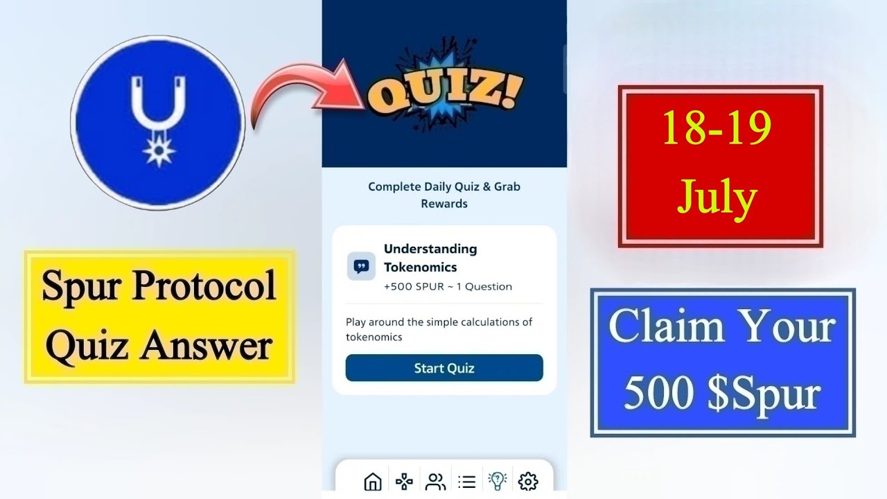 Spur Protocol Quiz Today July 18 | Spur Protocol Quiz Answer Today | Spur Protocol Daily Quiz Today
