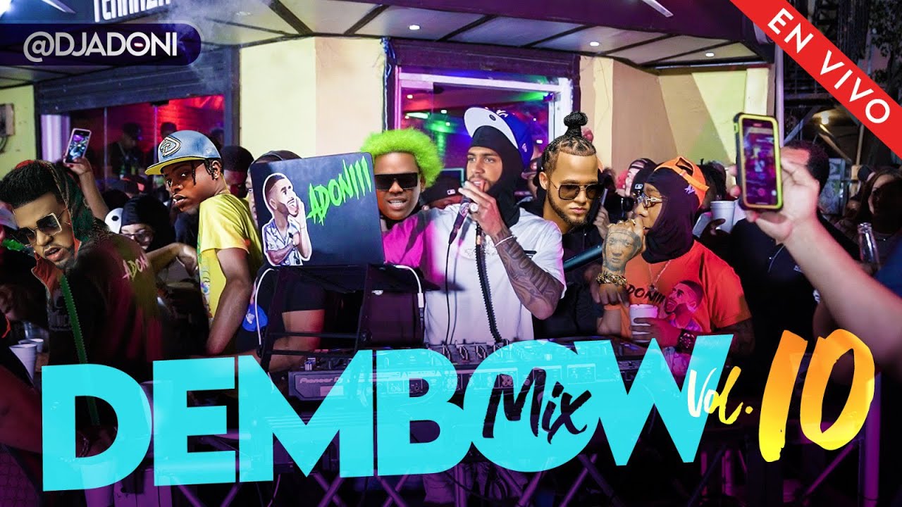 DEMBOW MIX VOL 10 🍑 LOS QUE MAS SUENAN EN EL 2022 🤯 MEZCLANDO EN VIVO DJ ADONI