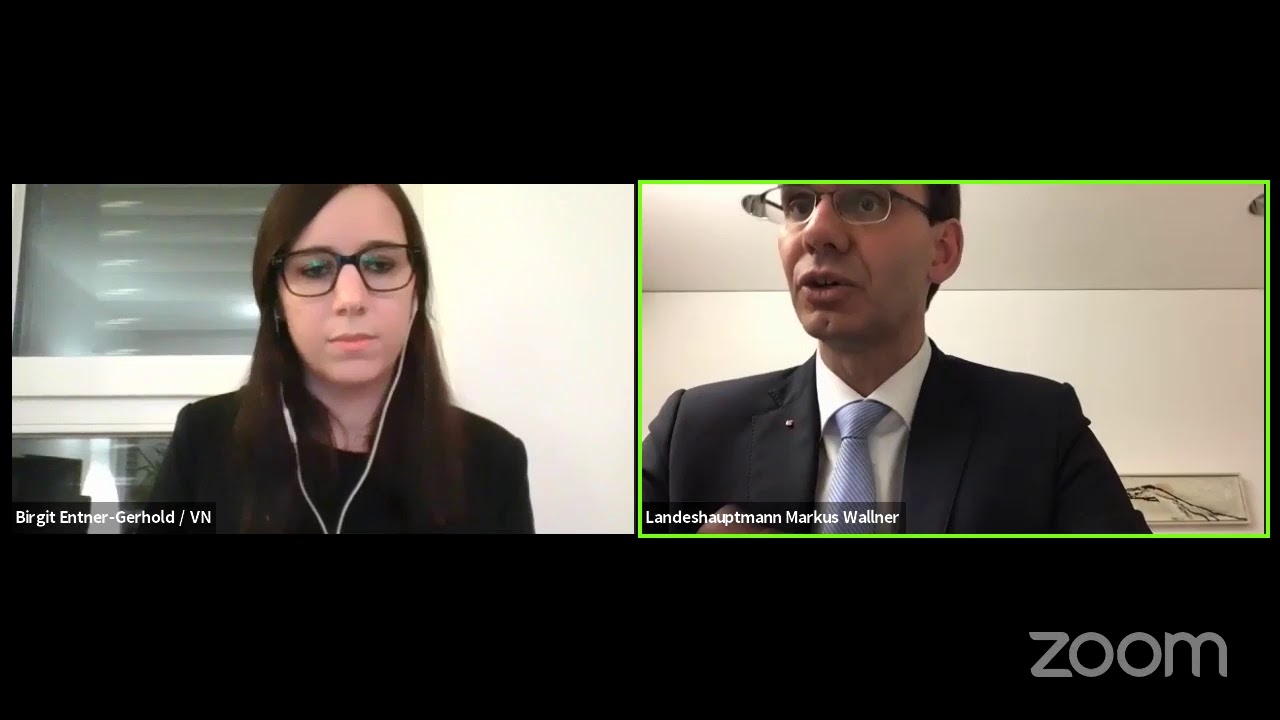 VN Talk mit Vorarlbergs Landeshauptmann Markus Wallner