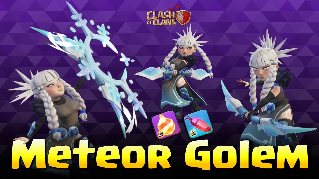 Meteor Golem Fireball | TH 18 Attack Strategy Legend League | Clash Of Clans | Dandi COC