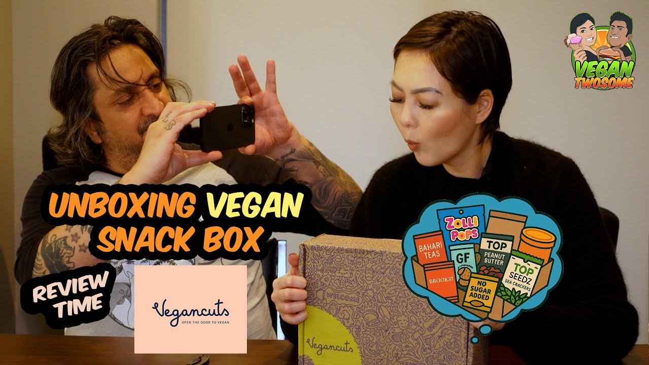 Vegan Subscription Box Unboxing: March Vegan Cuts Snack Haul + 25% Off Code! | VEGAN | VEGANTWOSOME