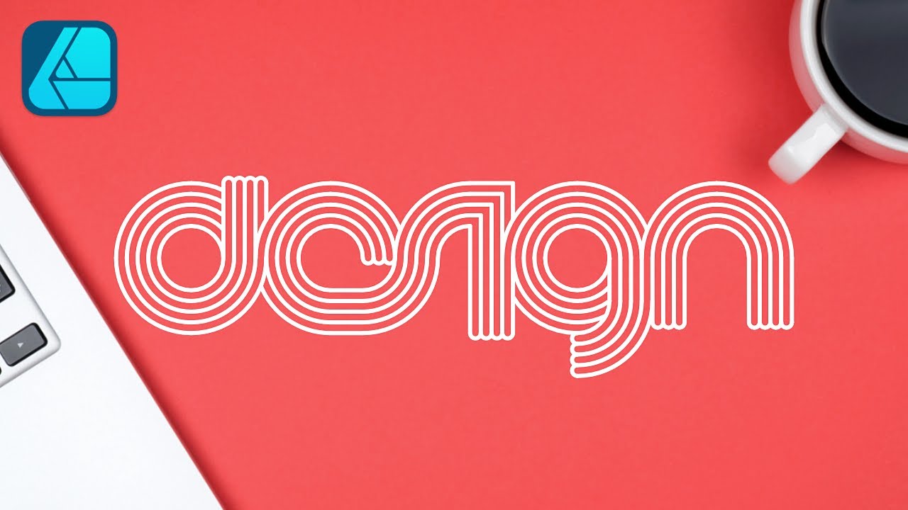 Создайте индивидуальную типографику с помощью Affinity Designer