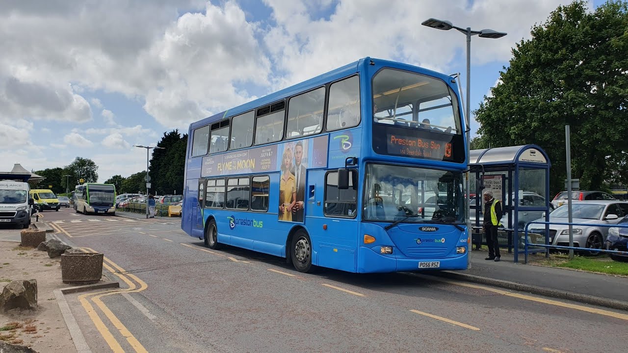 Preston Bus Scania N94UD/East Lancs Omnidekka 40407/PO56RSZ - Route 19