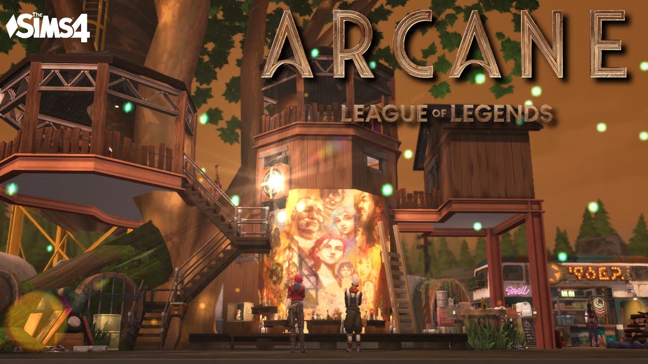 Arcane | Firelights Tree House | Casa na árvore dos Fogo Lumes | The Sims 4