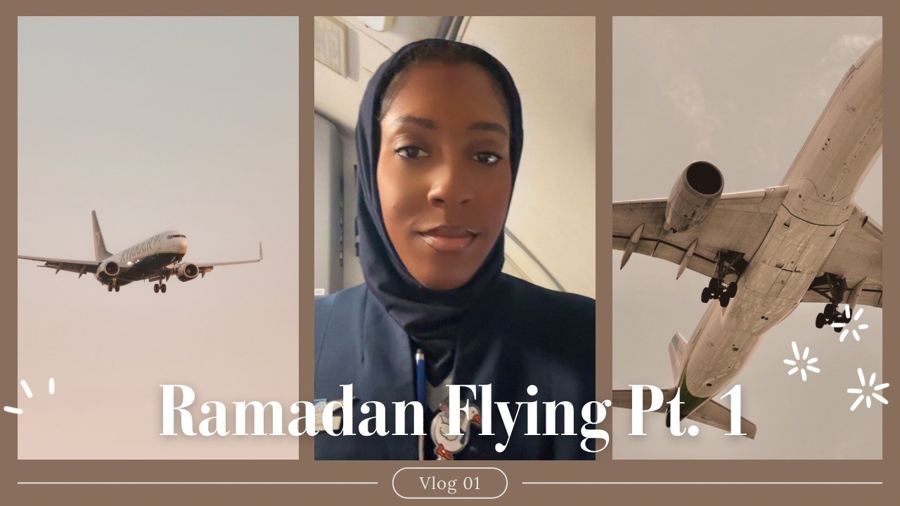 Ramadan Flying pt. 1 | Vlog 06 | Reserve Flight Attendant | Ramadan & Fasting | Jacksonville Layover