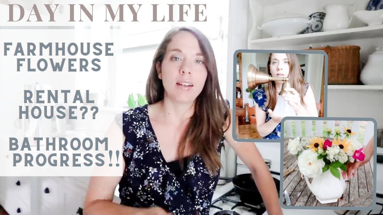 Bathroom Reno Progress, Cook With Me, Flower Arranging, Buying a Rental House??