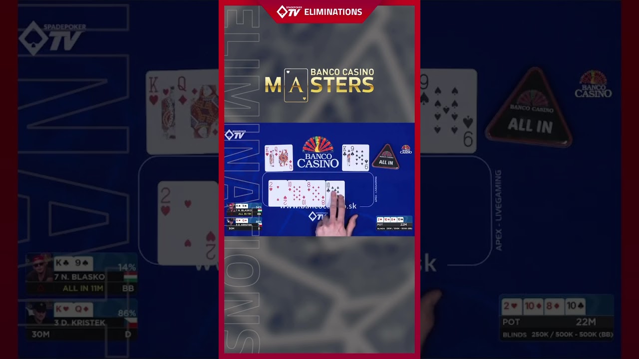 MASTERS: 40. BANCO CASINO MASTERS CHAMPION DAVID KŘÍSTEK 