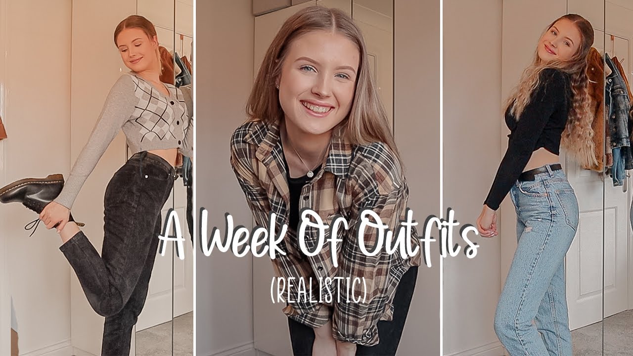 REALISTIC Outfits Of The Week! cute and comfy, simple everyday outfit ideas ❤︎