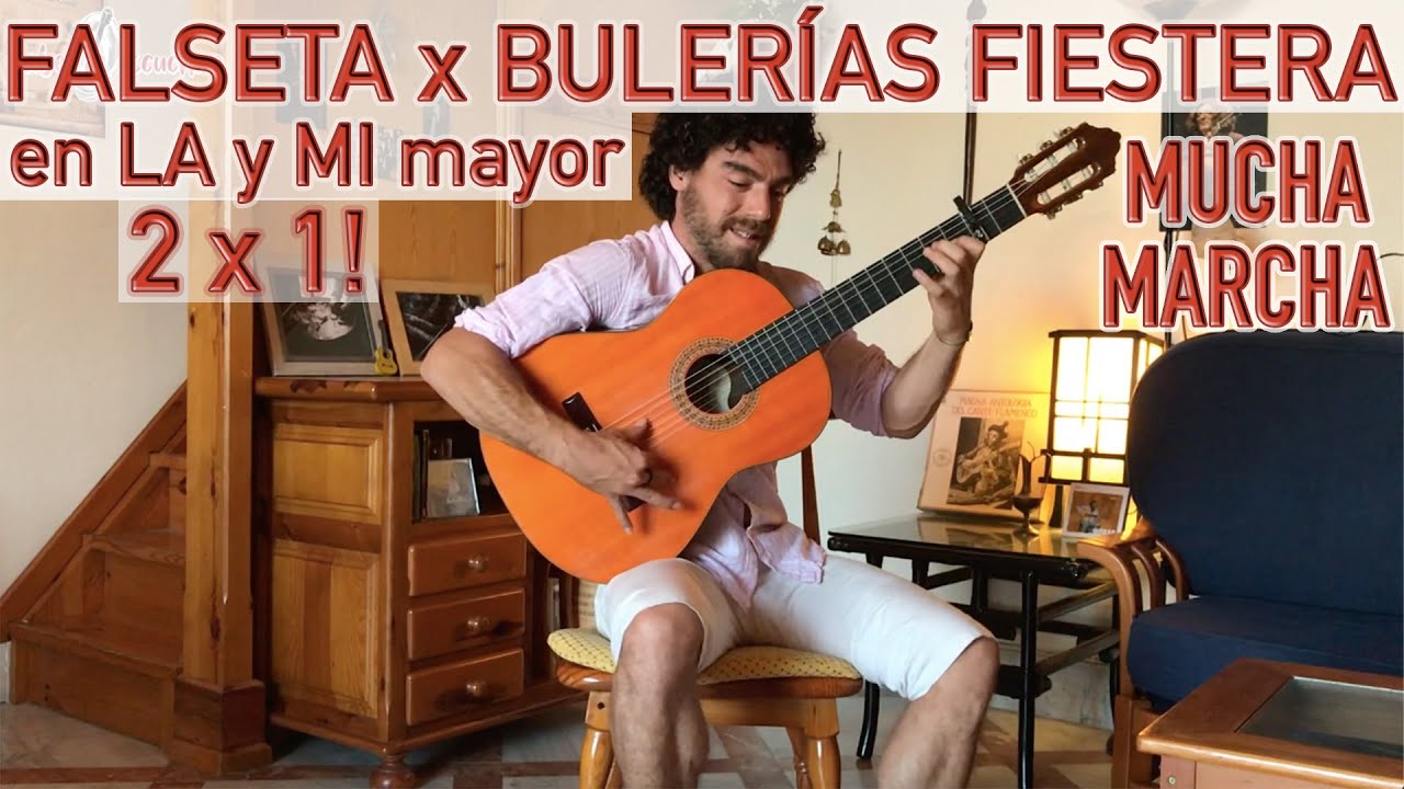 🎸 FALSETA POR BULERÍAS EN DOS TONOS (LA Y MI MAYOR) sencilla, fiestera y con mucha marcha🍸