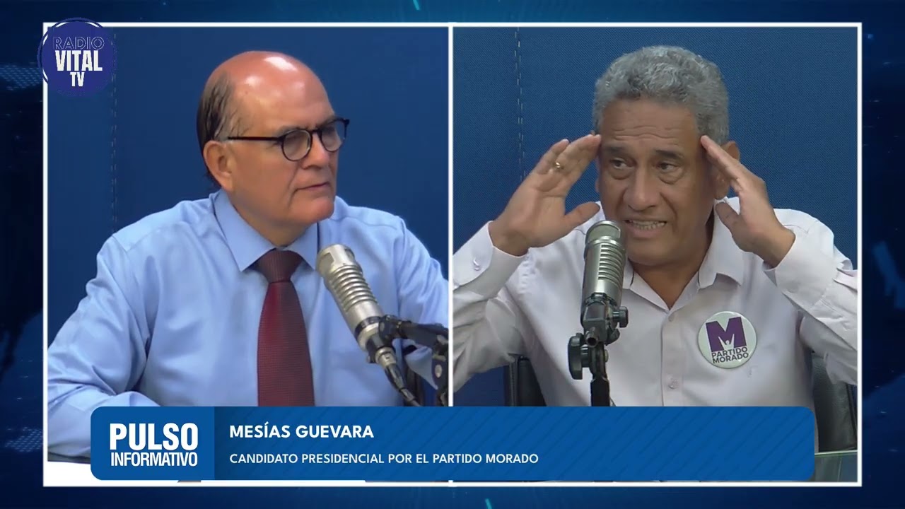 Programa Pulso Informativo - Invitado: Mesías Guevara - Candidato Presidencial por el Partido Morado