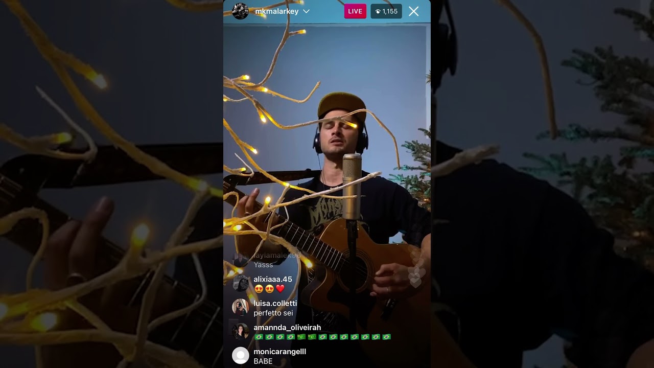Michael Malarkey’s Instagram Live on 3/27/2021