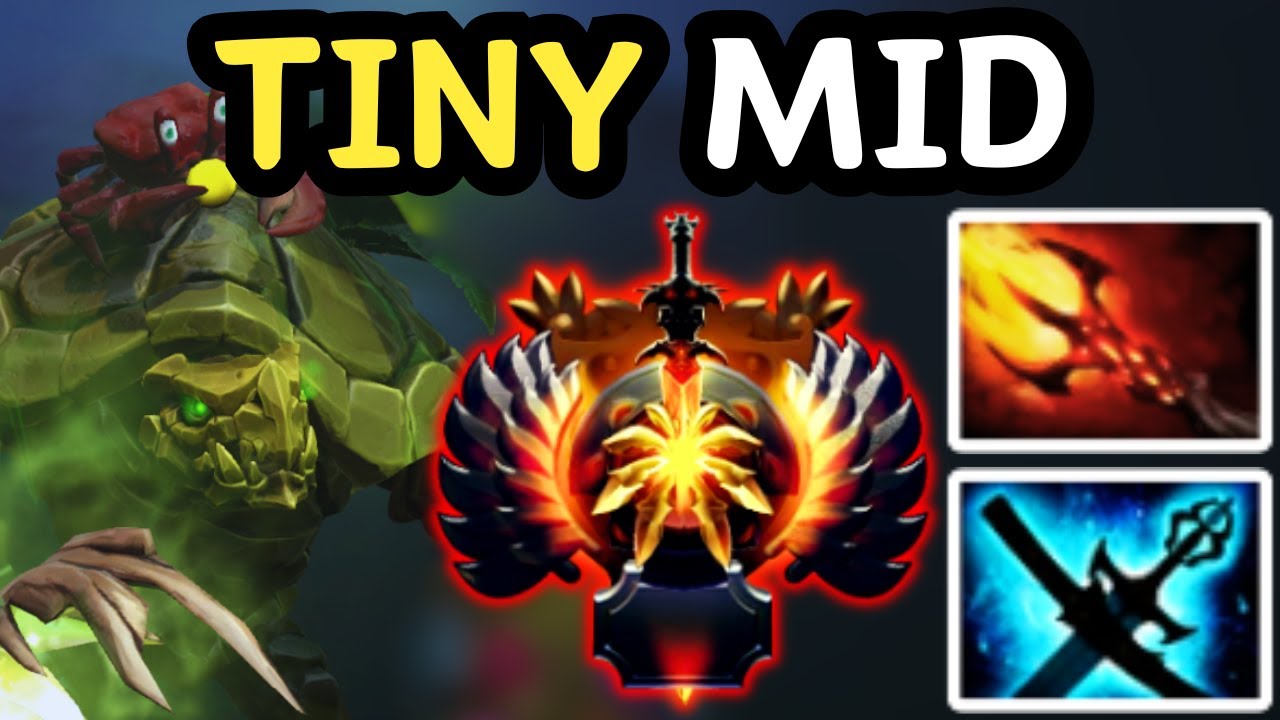 🔥 ROCK + COMBO = PURE PAIN — MID TINY DESTROYS | DOTA 2 🔥