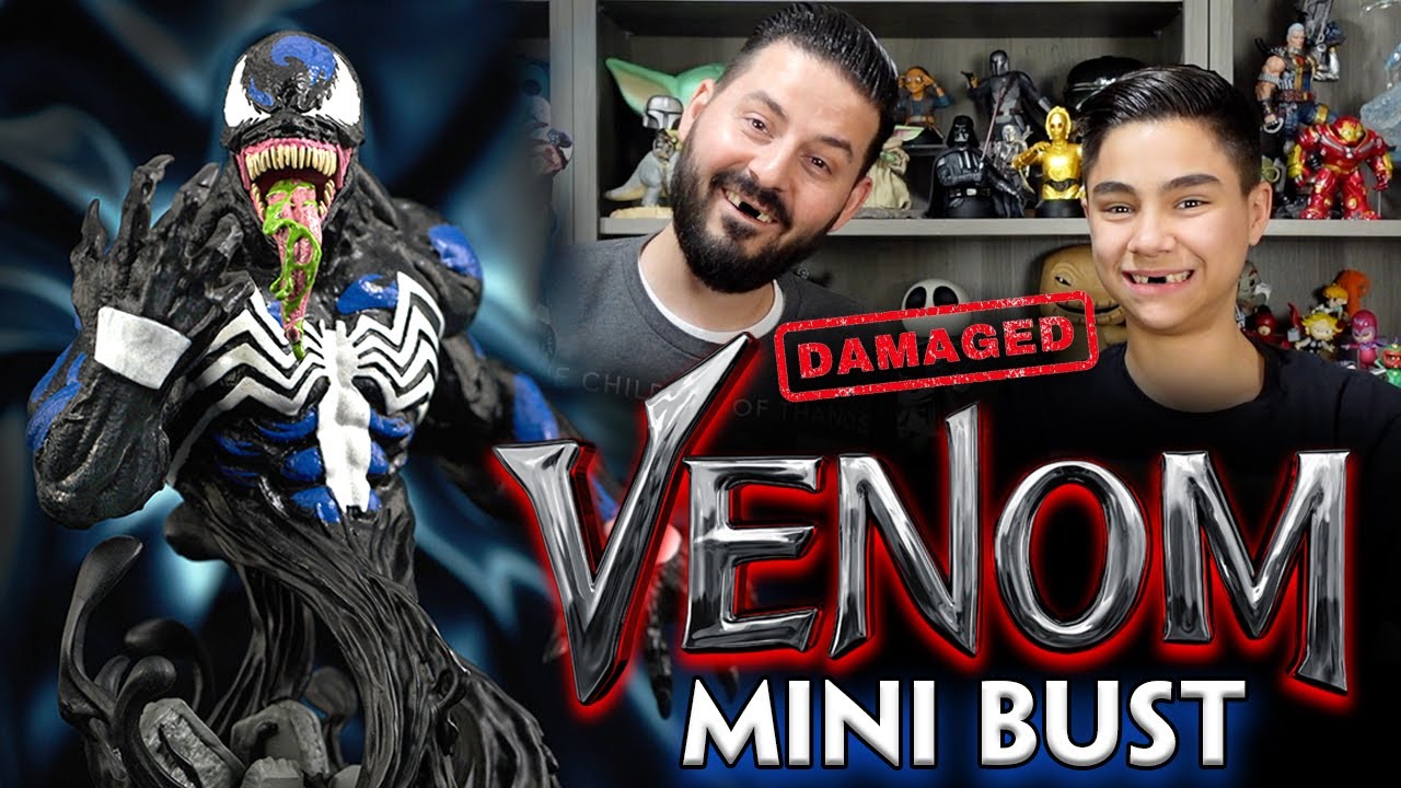 Unboxing the Spider Man Venom Mini Bust | Marvel Collectible Review