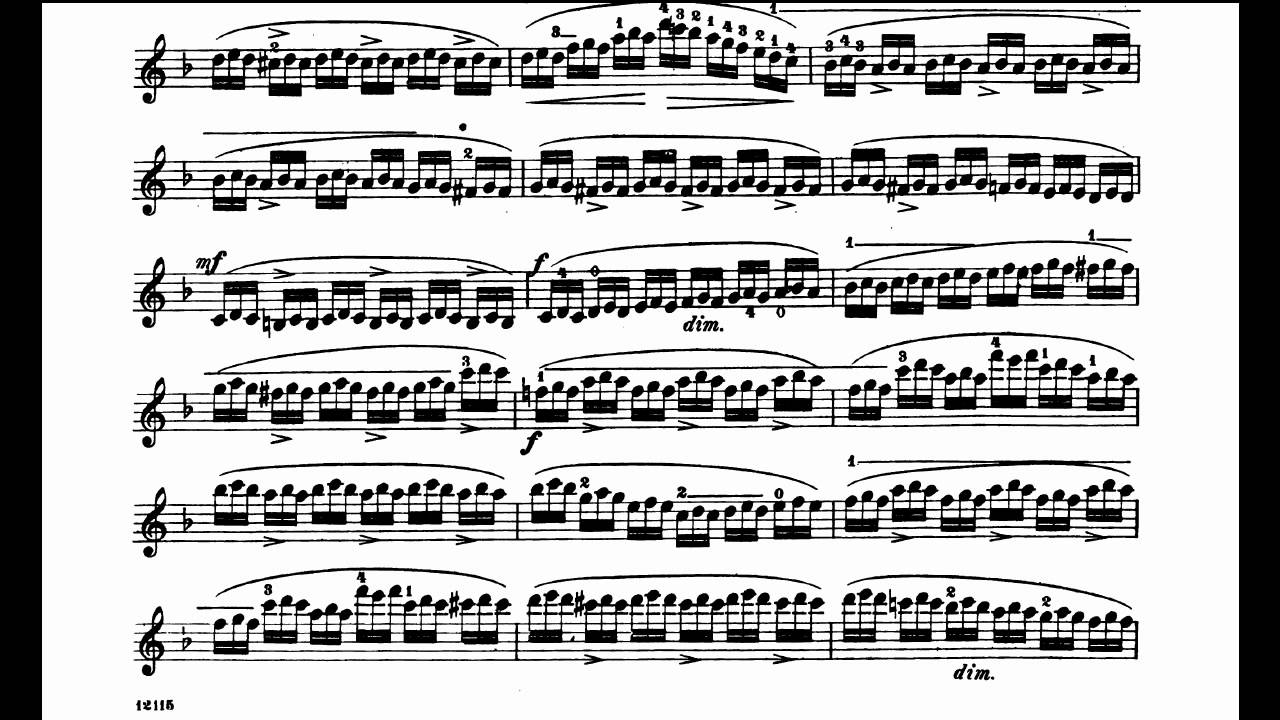 Metodo para violin Kayser -  Ejercicio 30