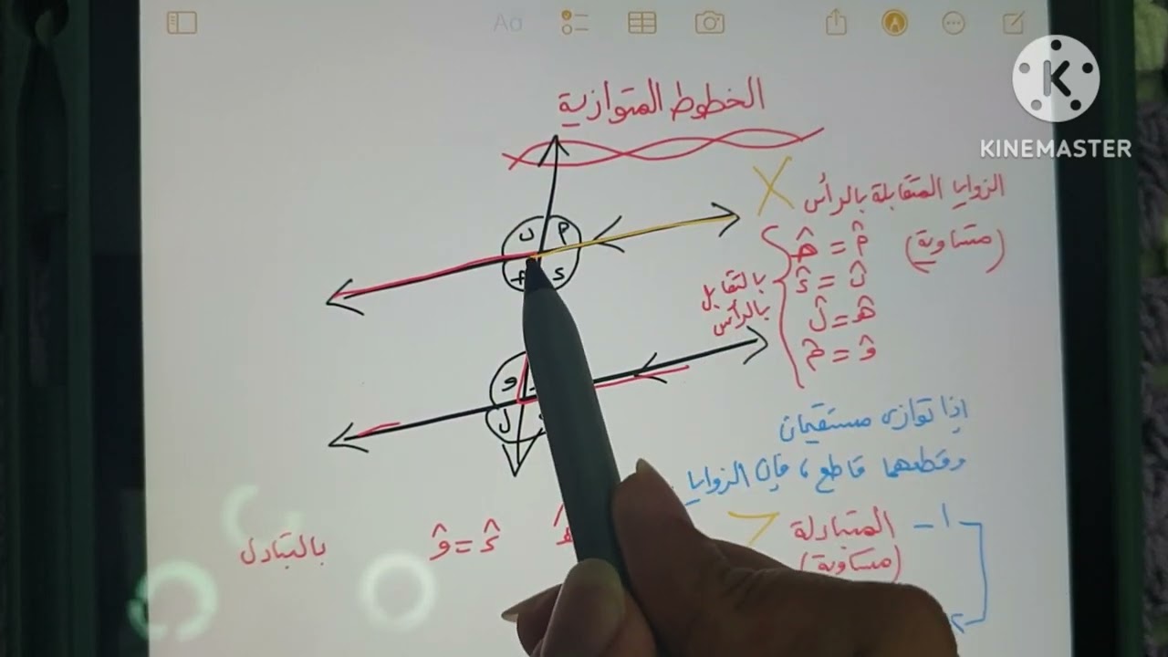 الخطوط المتوازية - سابع ف١