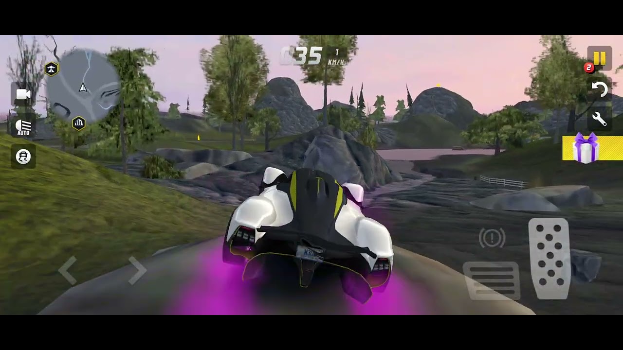 Mega Ramp Monster white Car Racing 3D - Extreme Car Stunts - Android Gameplay