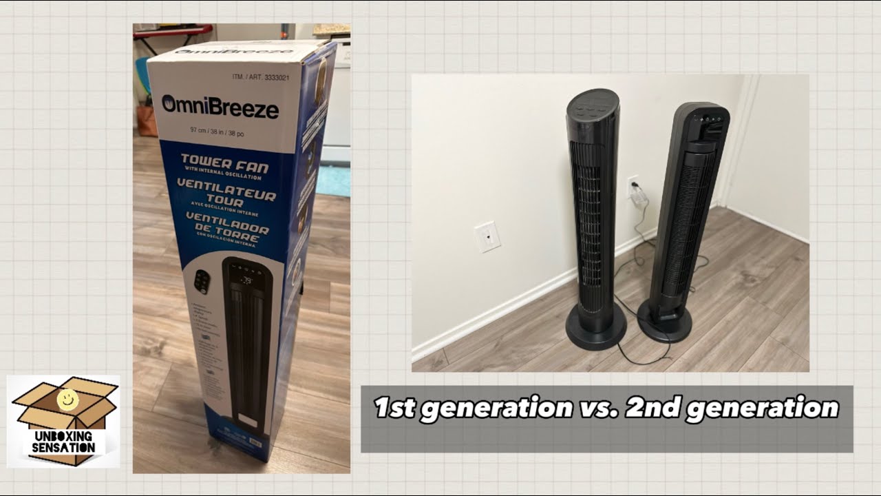 Unboxing Omni Breeze 38inch Tower fan - UNBOXING SENSATION #fan