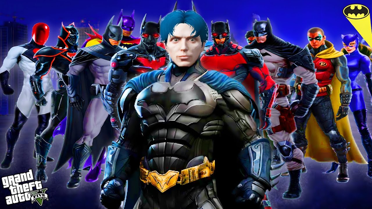 Batman မိသားစုက ကျနော့်ကိုမွေးစားခဲ့တယ်/ Adopted by Batman Family in GTA V