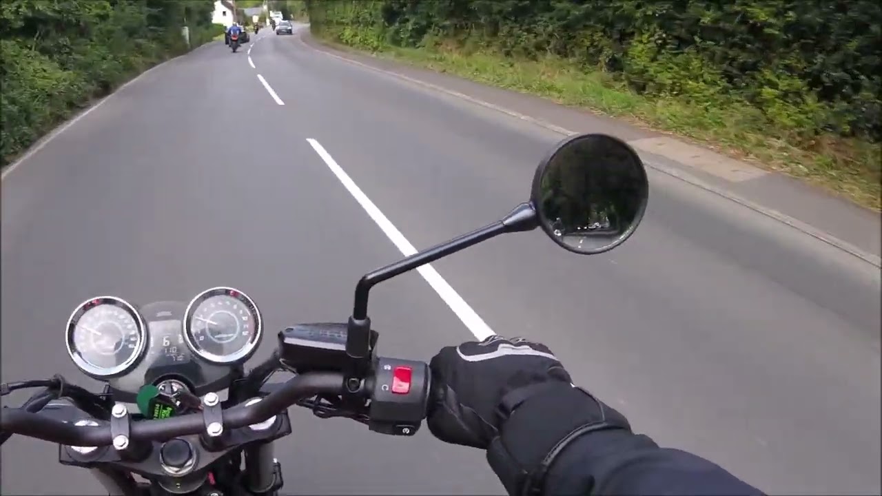 Kawasaki Z650rs onboard, TT mountain course. Part two