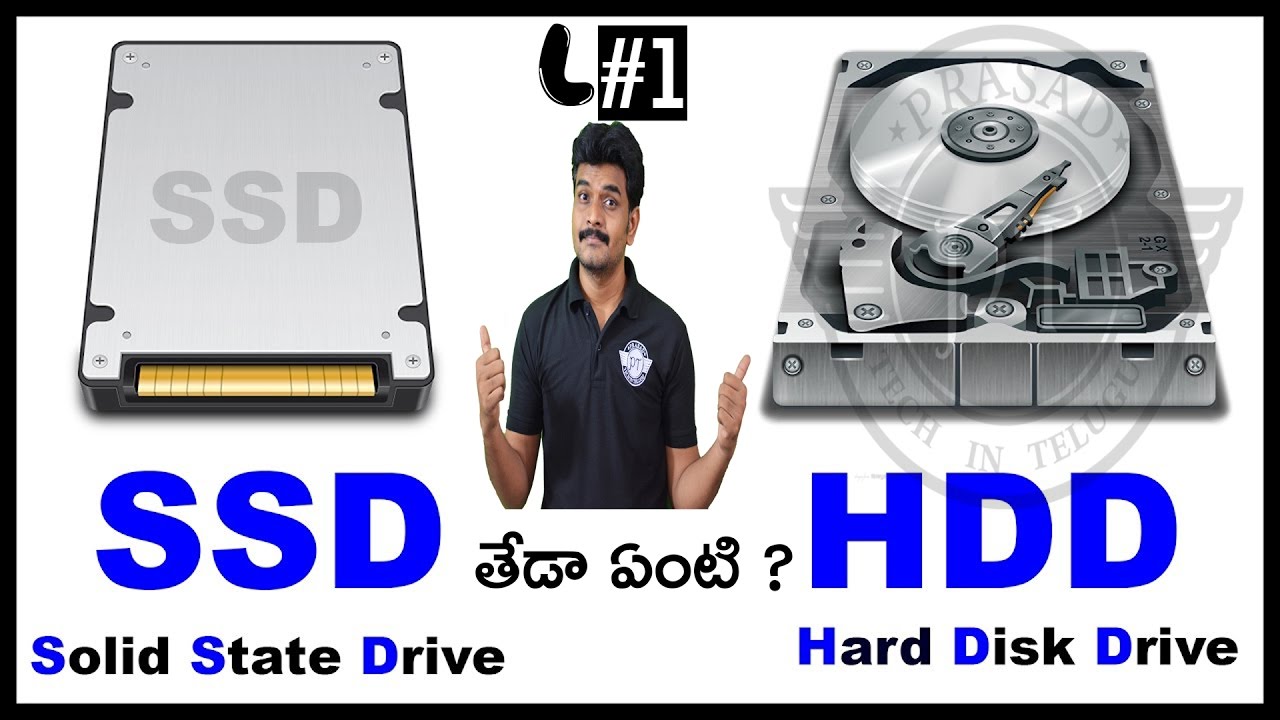 HDD vs SSD explained ll L#1 in telugu ll by prasad ll